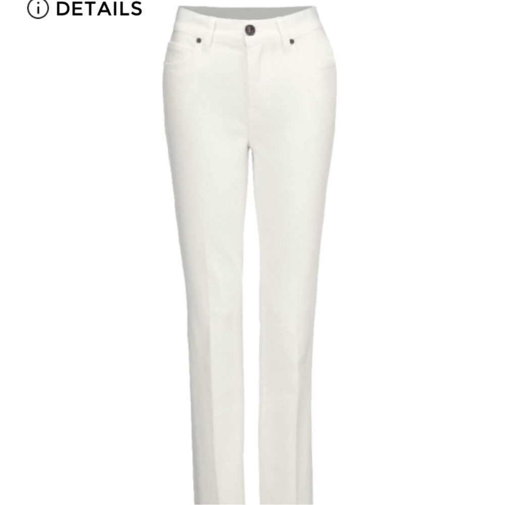 CAbi Women's Straight Leg Jeans in White
